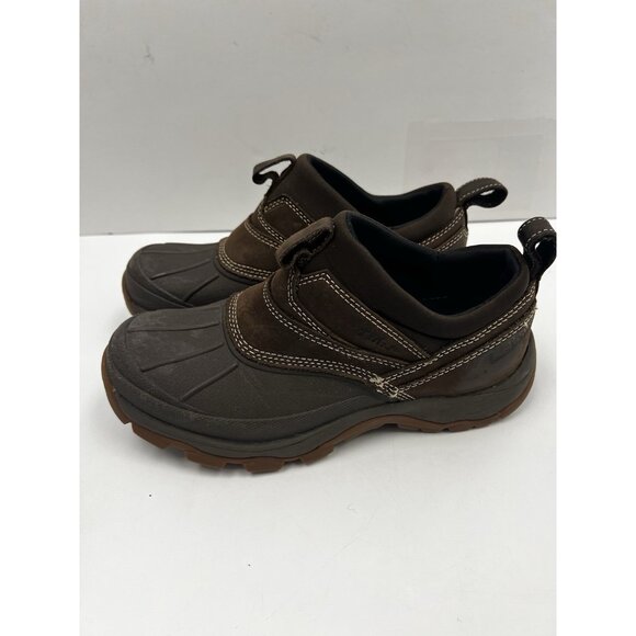 LL Bean Storm Chaser Tek 2.5 Boots Mens Sz 7 US Brown Slip On Outdoors Workwear - Picture 10 of 14
